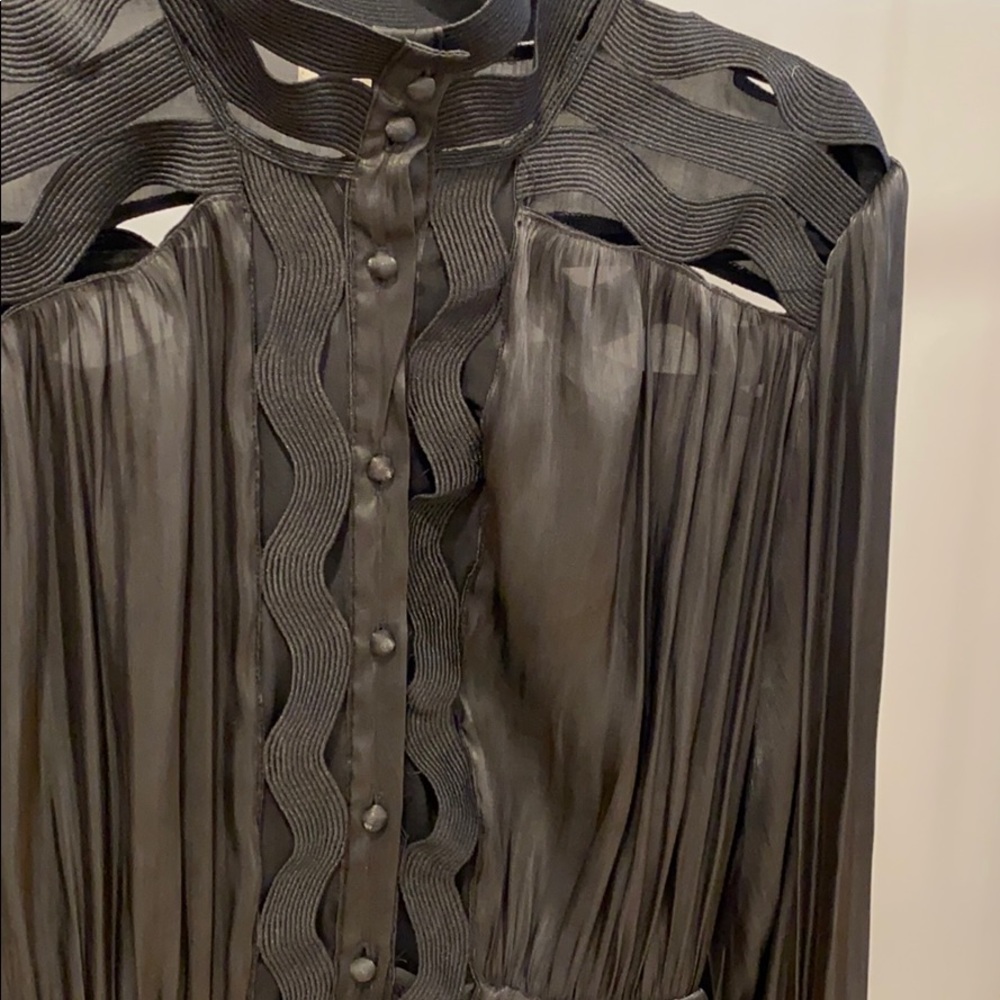 Black detailed dress - Picture 3 of 4